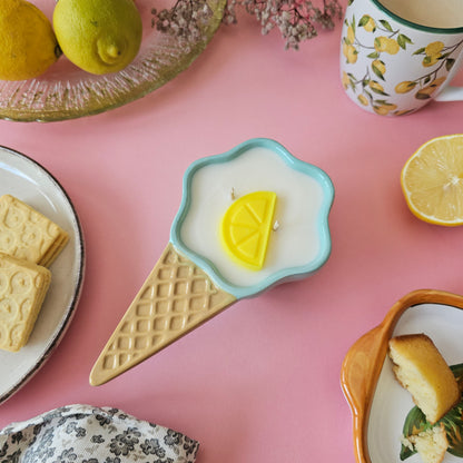 Lumânare parfumată Lemon Madelaine - lămâie & prăjituri