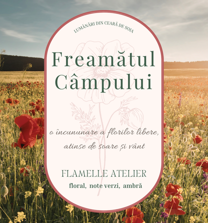 Freamătul Câmpului - note verzi, florale, ambră, 130 g