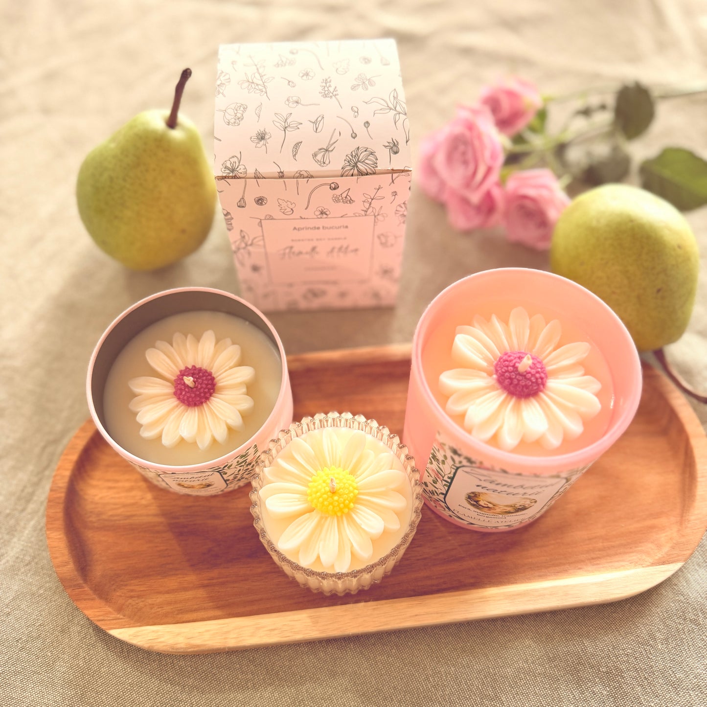 Zâmbetul naturii - pară, bergamotă, trandafiri