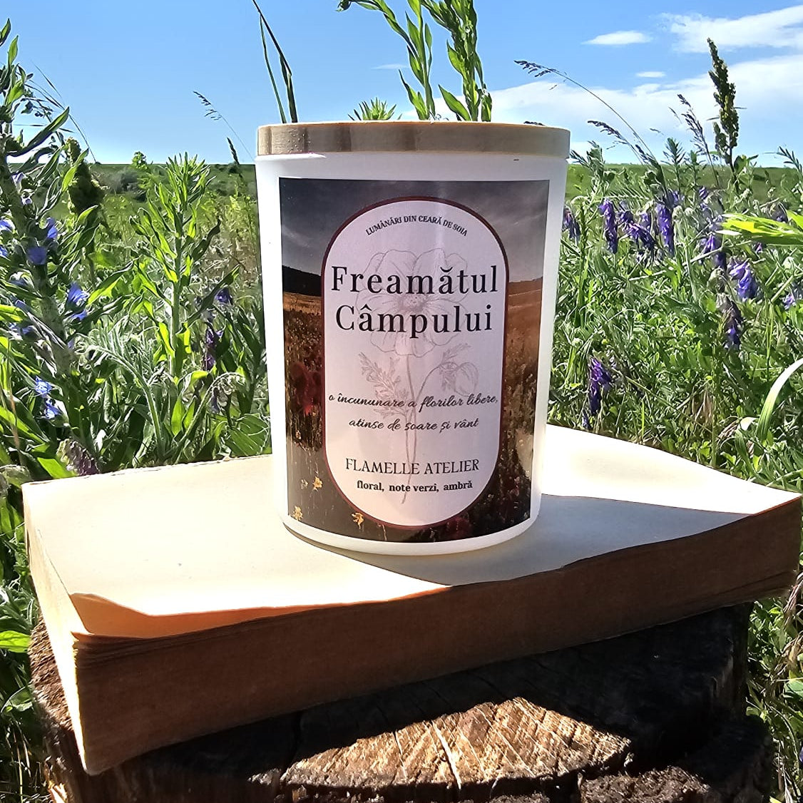Freamătul Câmpului - note verzi, florale, ambră, 130 g